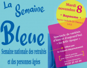 Semaine bleue, spectacle gratuit offert par le département, le 8 novembre 2022, au centre culturel Isabelle de Hainaut à Bapaume à 14 h.
